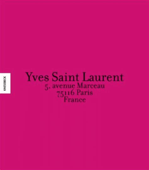 yves saint laurent 5 avenue marceau 75116 paris france|yves saint laurent paris.